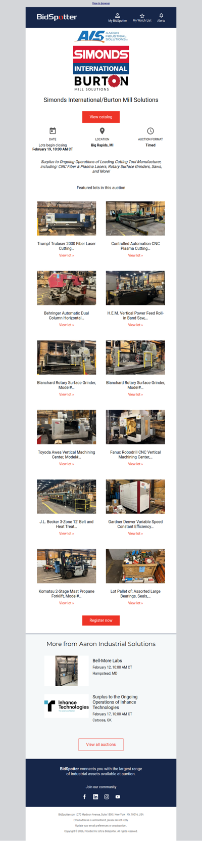 Simonds International/Burton Mill Solutions