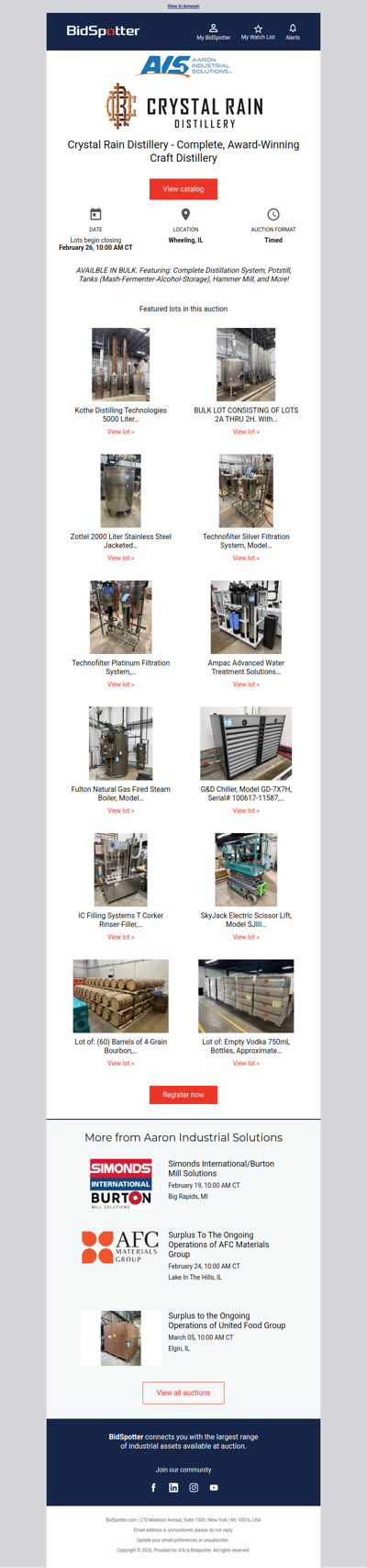 Crystal Rain Distillery - Complete, Award-Winning Craft Distillery