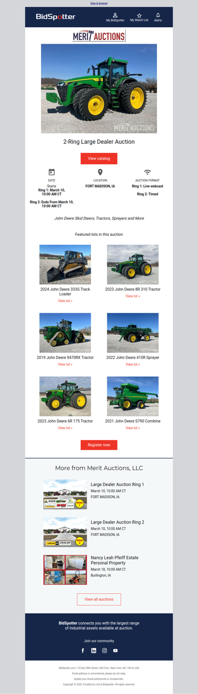 2-Ring Large Dealer Auction