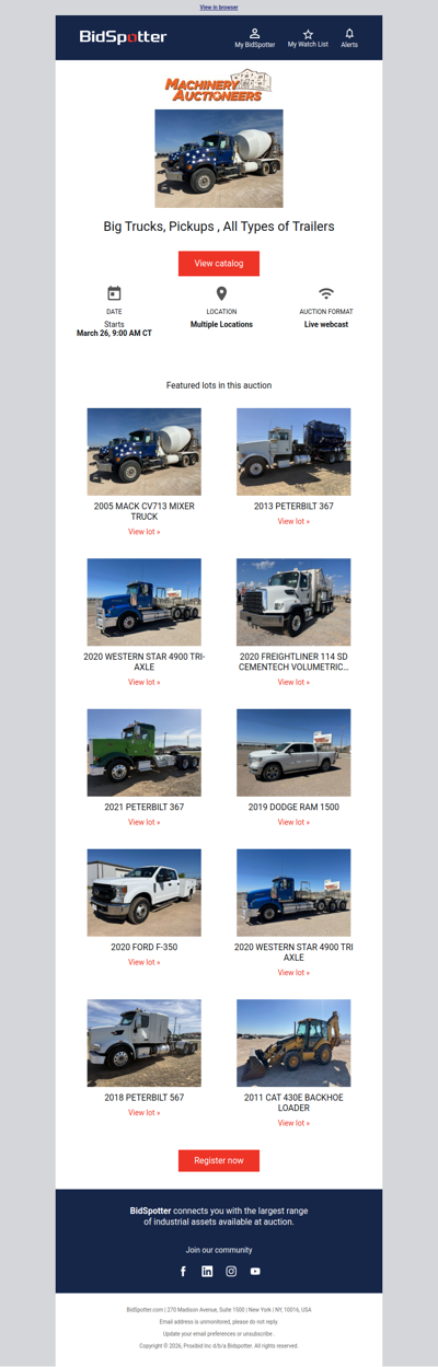 Big Trucks, Pickups, All Types of Trailers