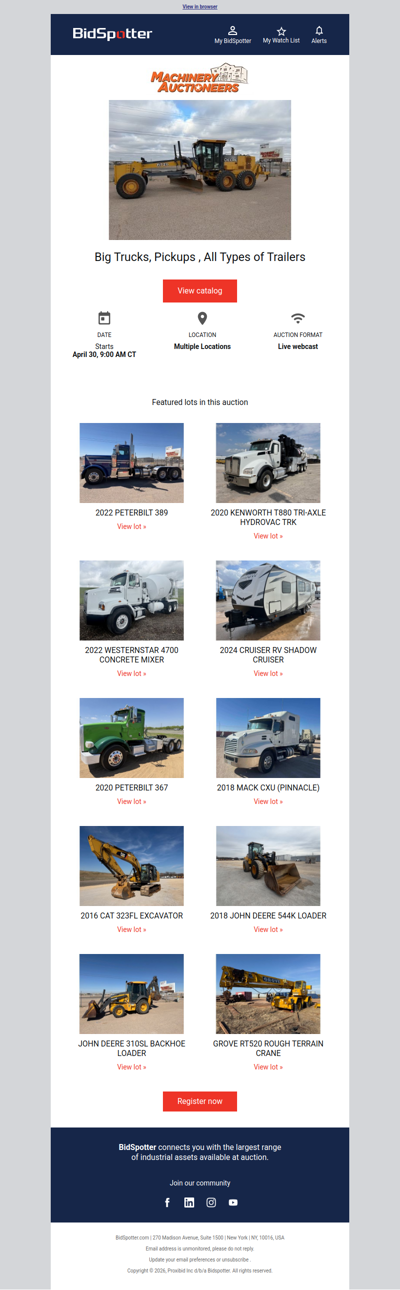 Big Trucks, Pickups, All Types of Trailers
