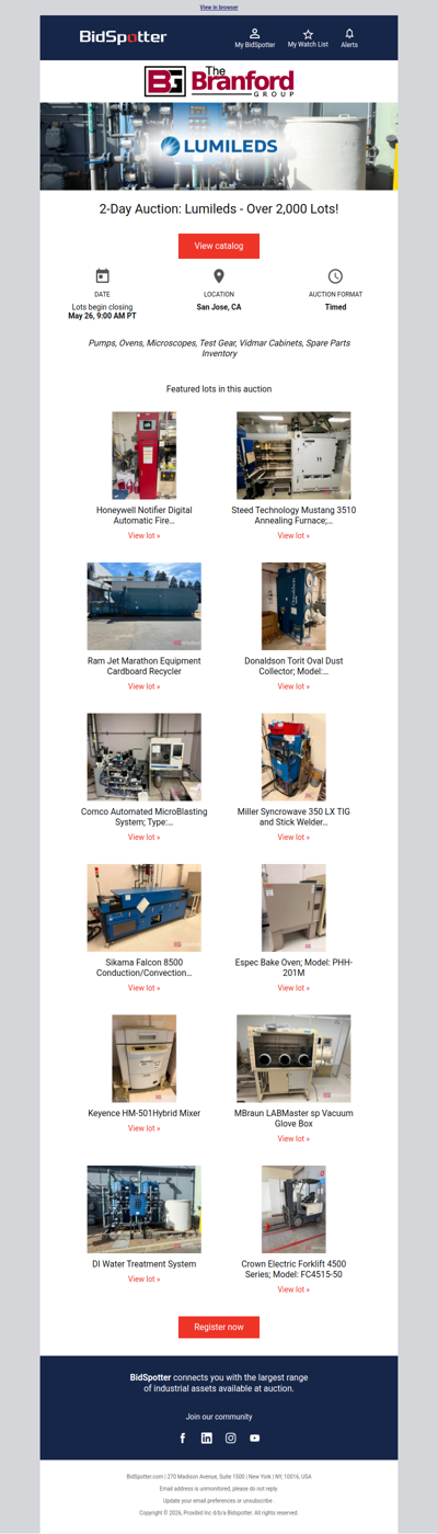 2-Day Auction: Lumileds
