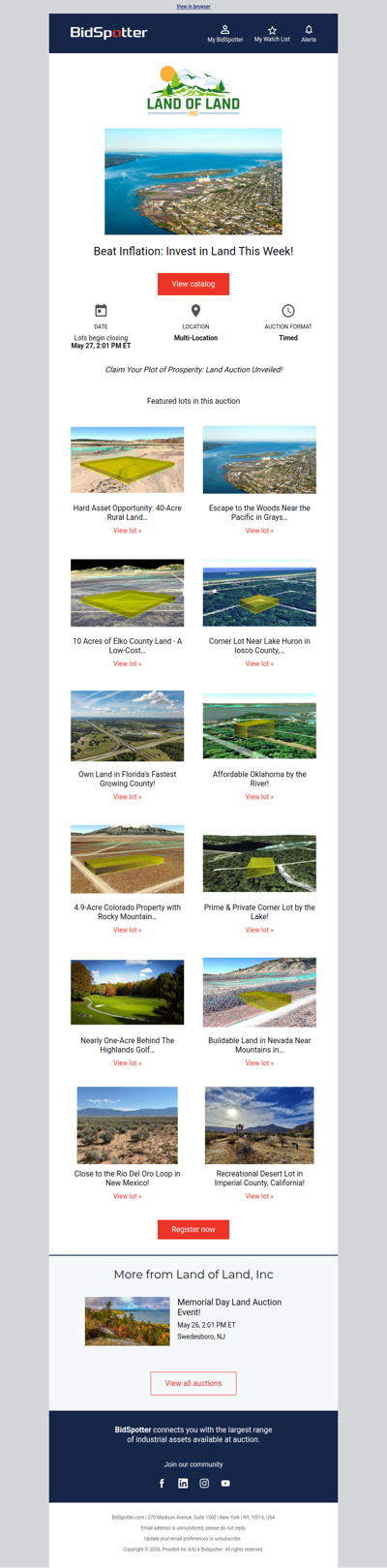 Beat Inflation: Invest in Land This Week! | Ends Wednesday at 2 PM ET!