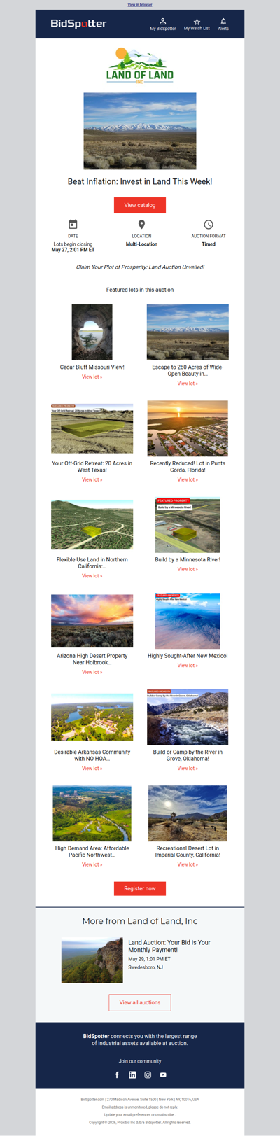 Beat Inflation: Invest in Land This Week! | Ends Wednesday!