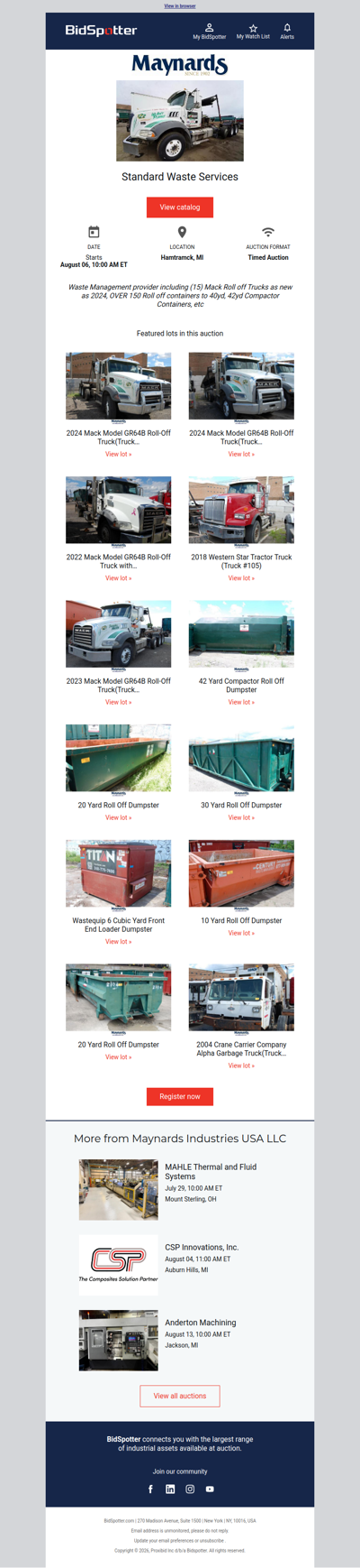 Standard Waste Services | July 07