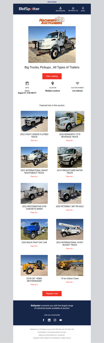 Big Trucks, Pickups, All Types of Trailers