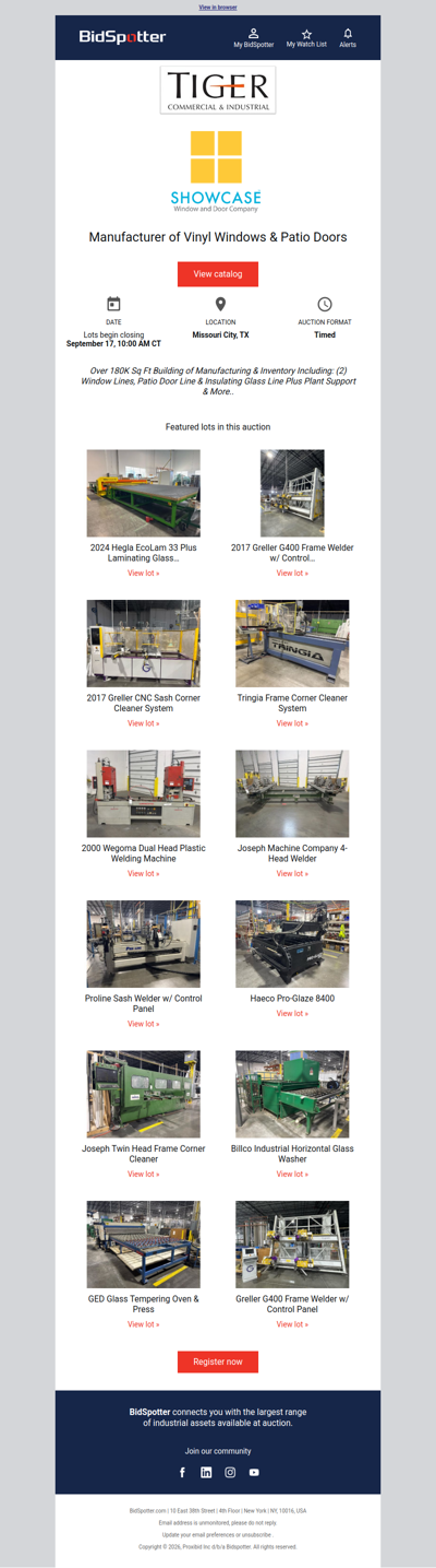 Manufacturer of Vinyl Windows & Patio Doors