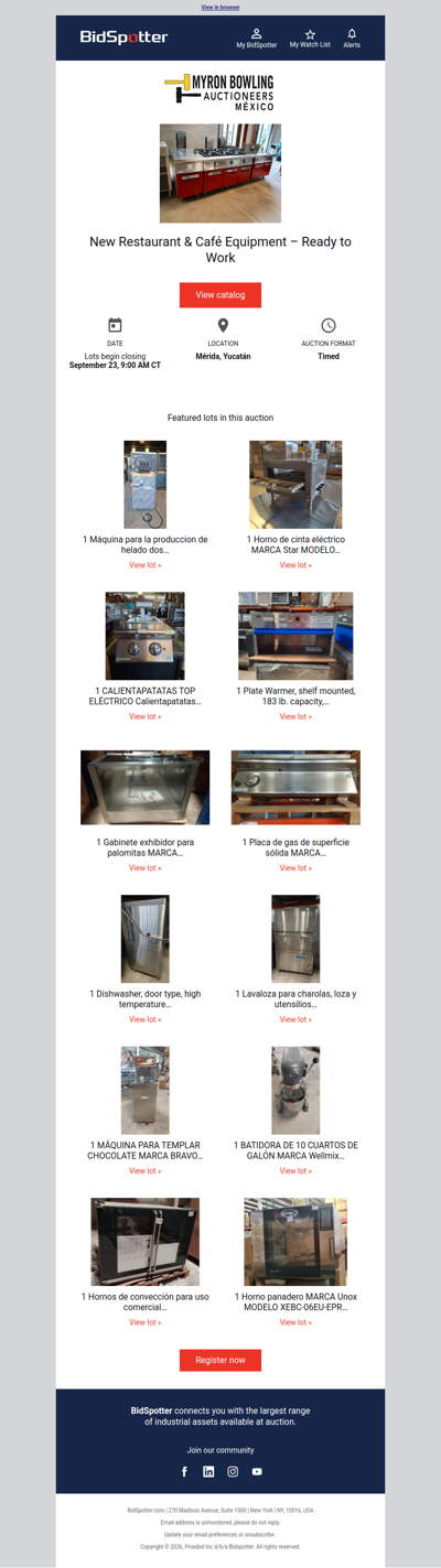 New Restaurant & Café Equipment – Ready to Work