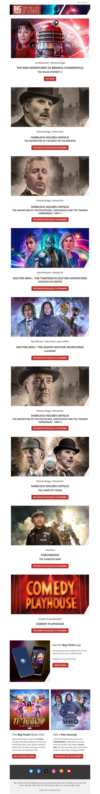 🍂 November: A Month of New Audio Adventures Awaits! 🍂