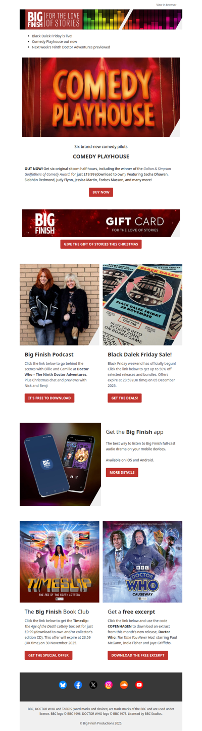 🎁 BLACK DALEK FRIDAY! 🎁 Huge sale inside! 🎁