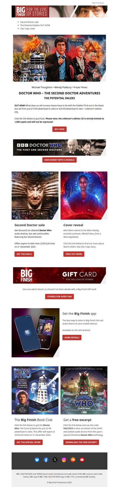 😱 NEW! Second Doctor Adventures: The Potential Daleks!