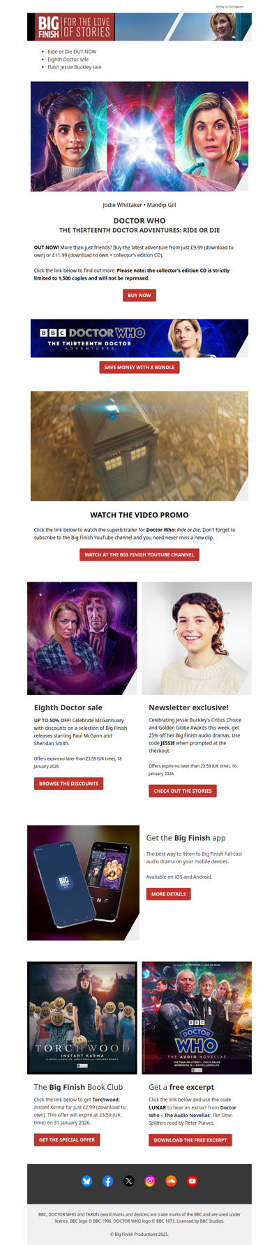 ⭐ SALE Eighth Doctor ⭐ NEW Thirteenth Doctor ⭐ And MORE!