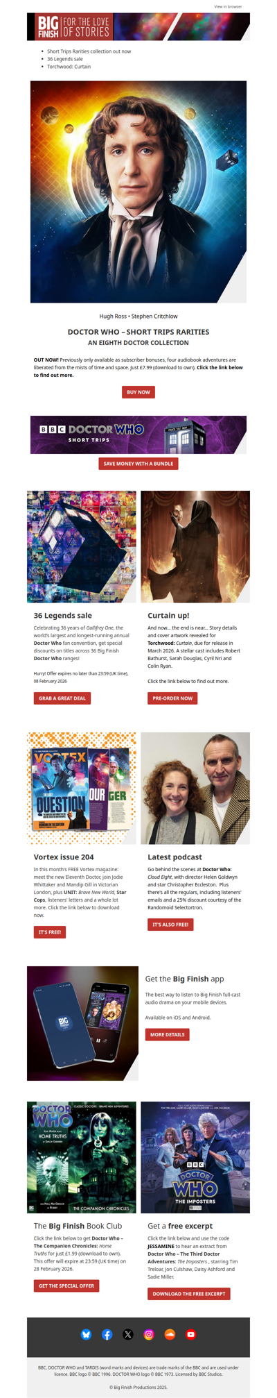 🟨 Short Trips Rarities 🟨 Torchwood: Curtain 🟨 36 Legends sale 🟨