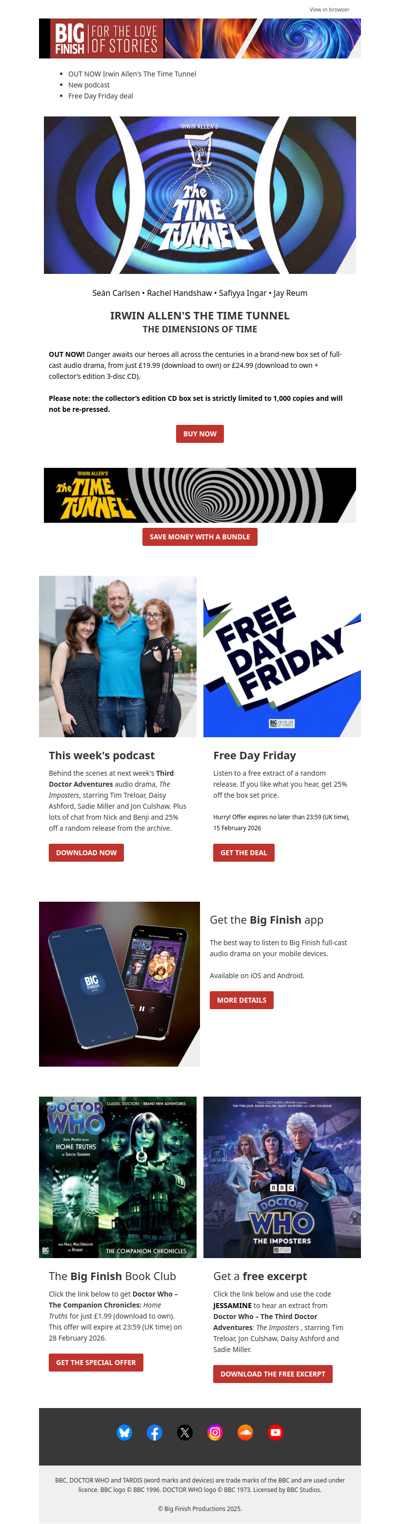 LATEST RELEASE 🌀 Irwin Allen's The Time Tunnel 2