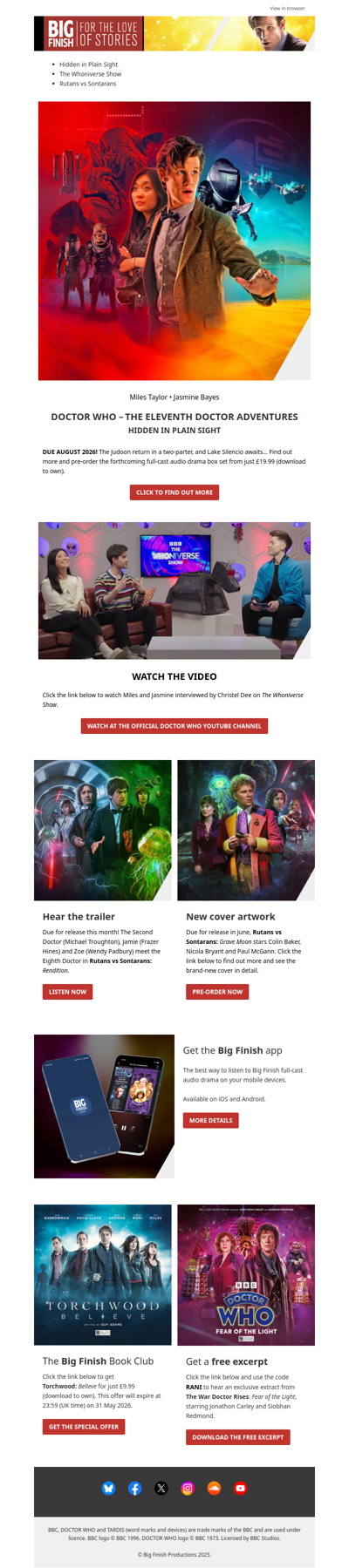 🦏 🎬 Eleventh Doctor exclusive inside!