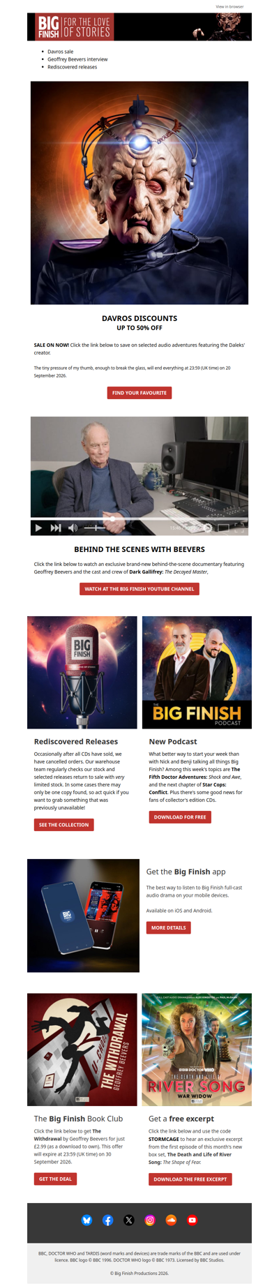 Davros Discounts! 🫟  This week only! 🫟