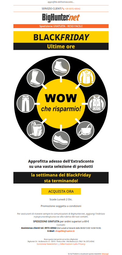 BlackFriday ultime ore