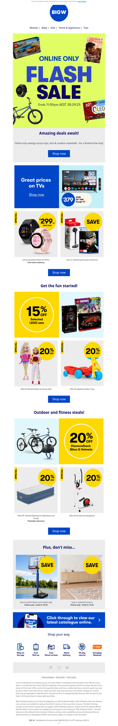 💥 Online Only Flash Sale!