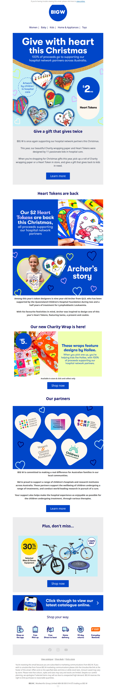 Give with heart this Christmas 🩵