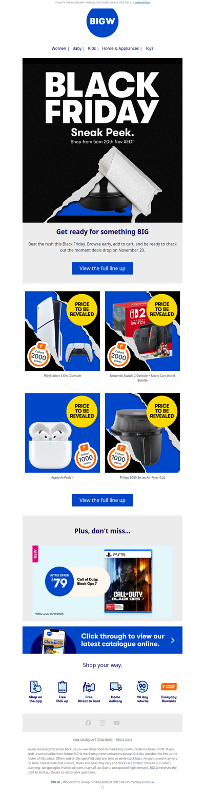 Black Friday. 20 Nov. Ready? 👀