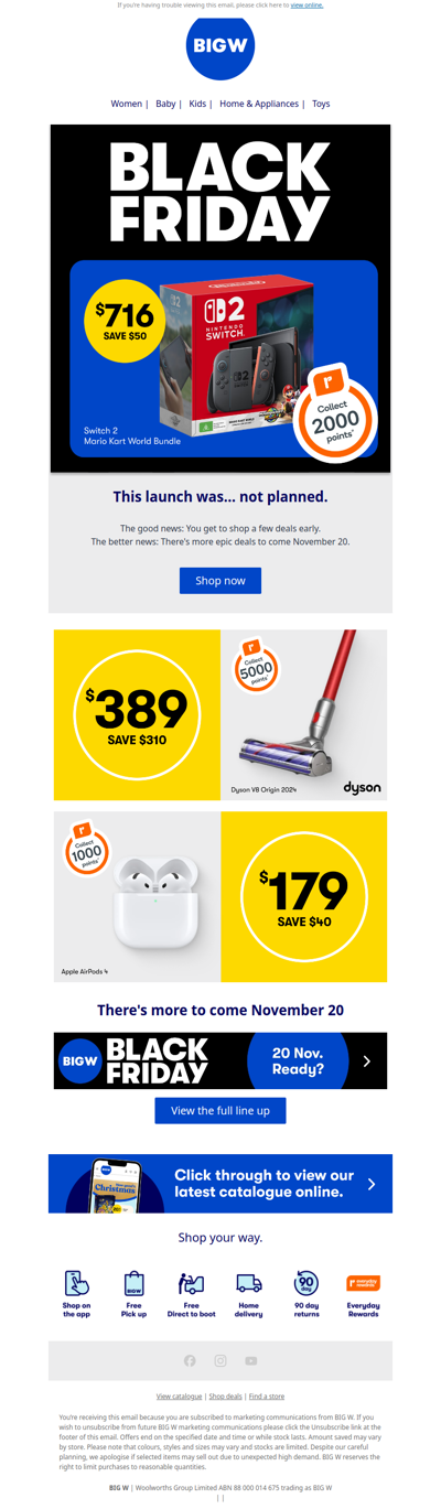 Oops. Did we just leak Black Friday? 😬