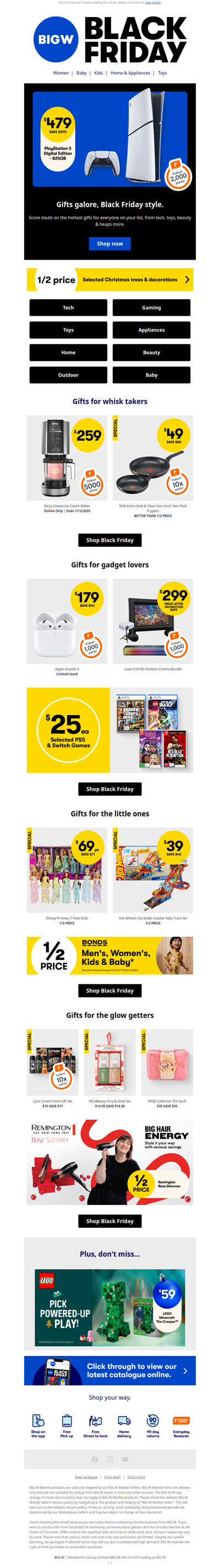 Black Friday = serious gifting wins