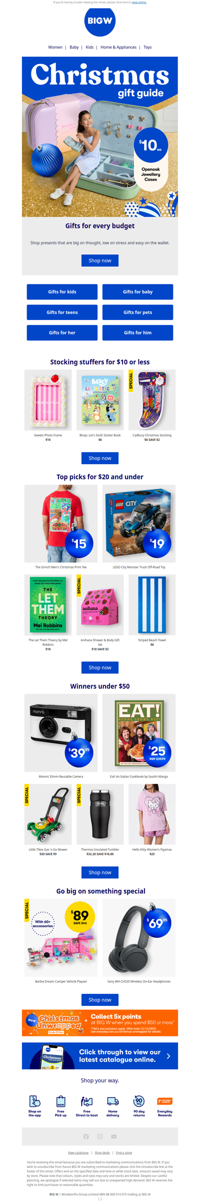 Great gifts for every budget 🎁