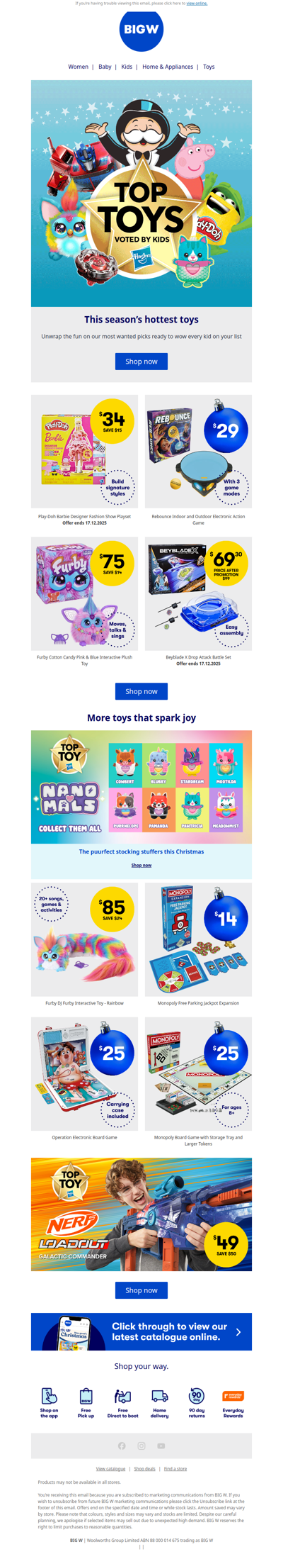 Toys to top their lists 🧸