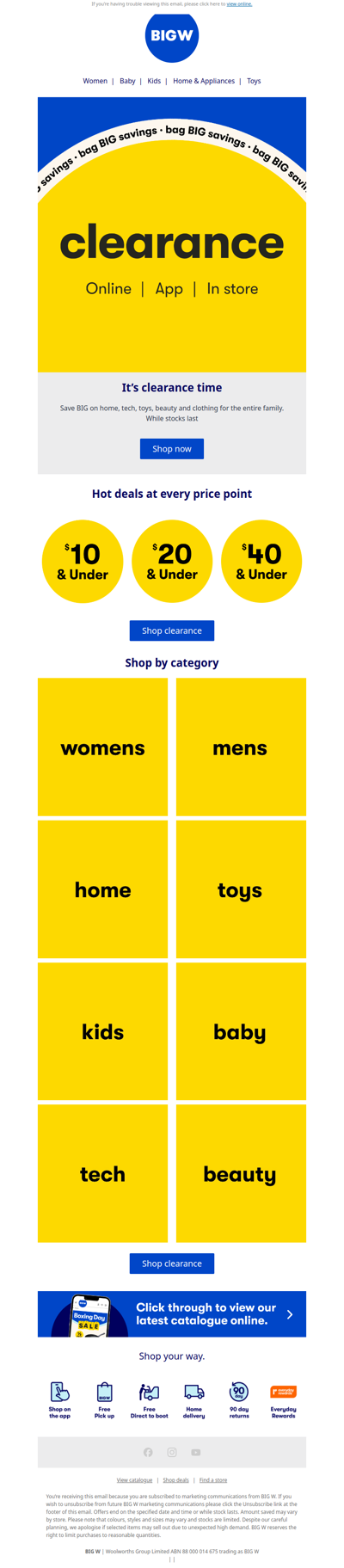 Clearance on now 🔥