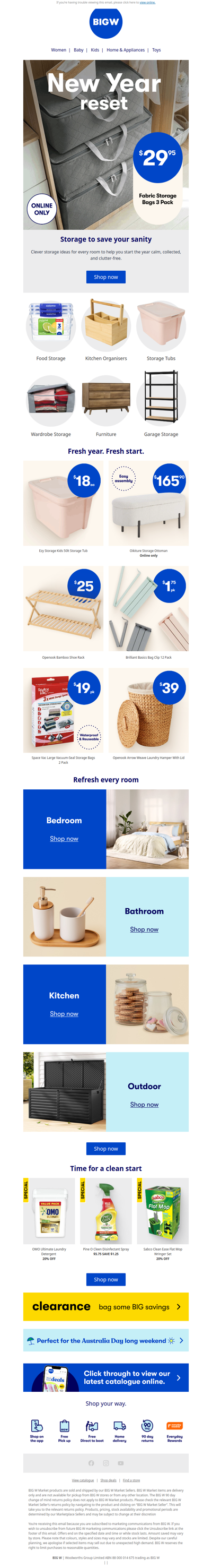 New year home reset 🏡