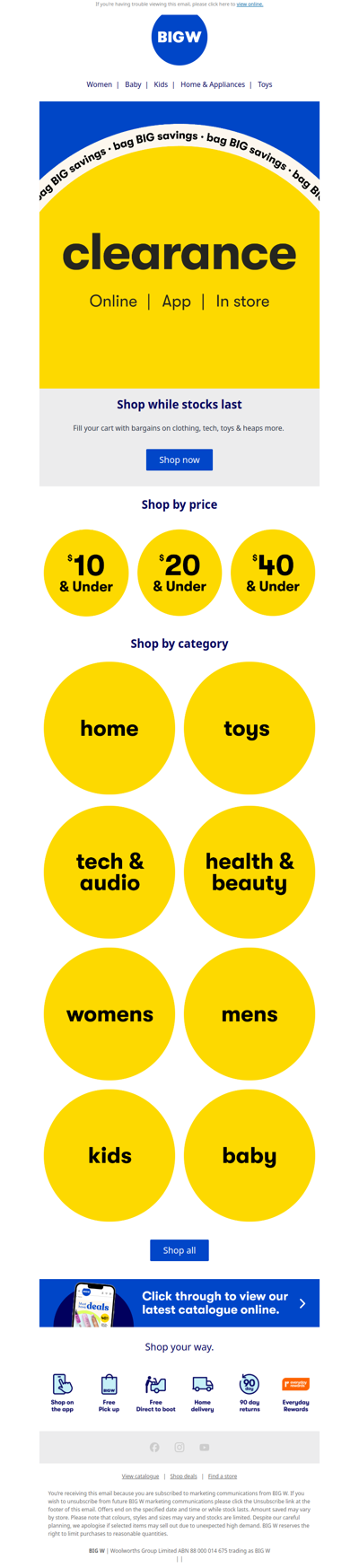 📣 Last call clearance