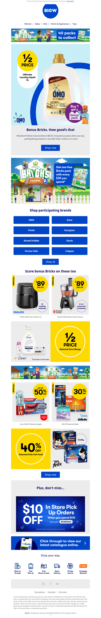 Essentials you need. Prices you’ll love. 💙