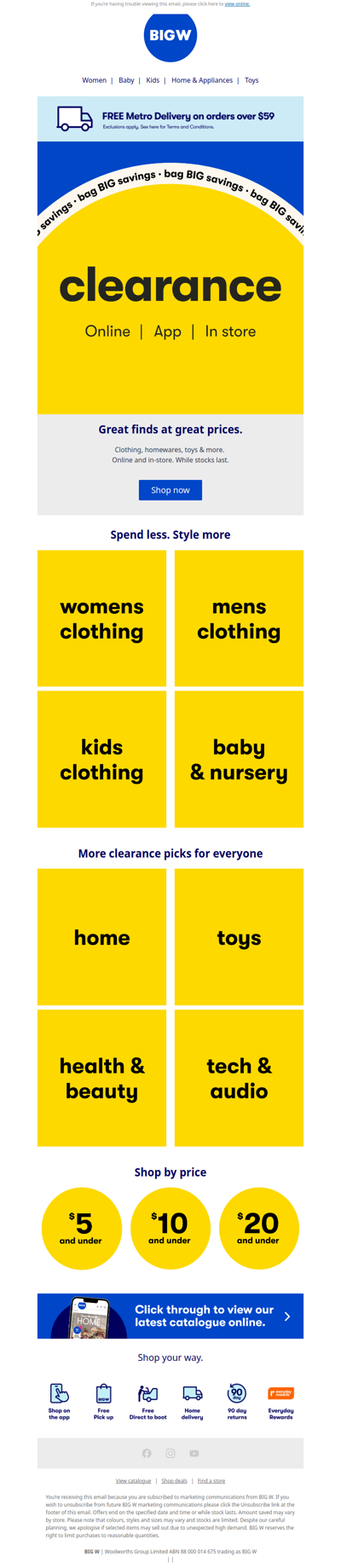 Clearance savings you’ll love