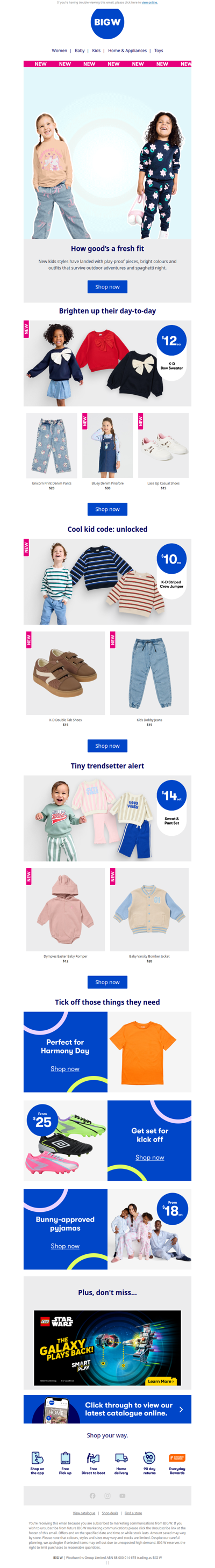 New fits for little legends