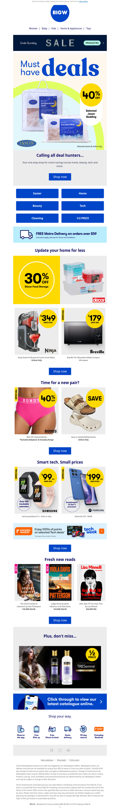 Dyson, Bonds, Jason & more 🔥 deals