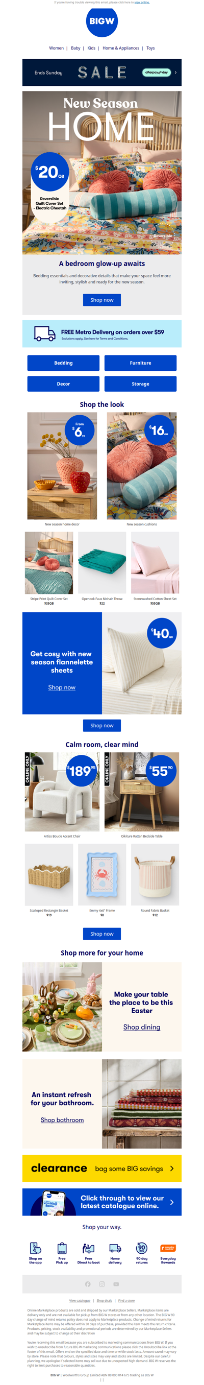 A quilt cover for $20? Yes please.