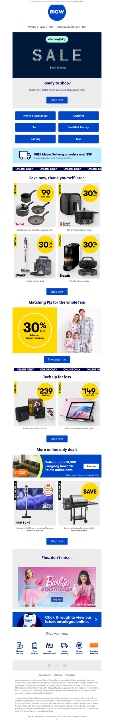 Afterpay Day Sale on NOW! 🤑