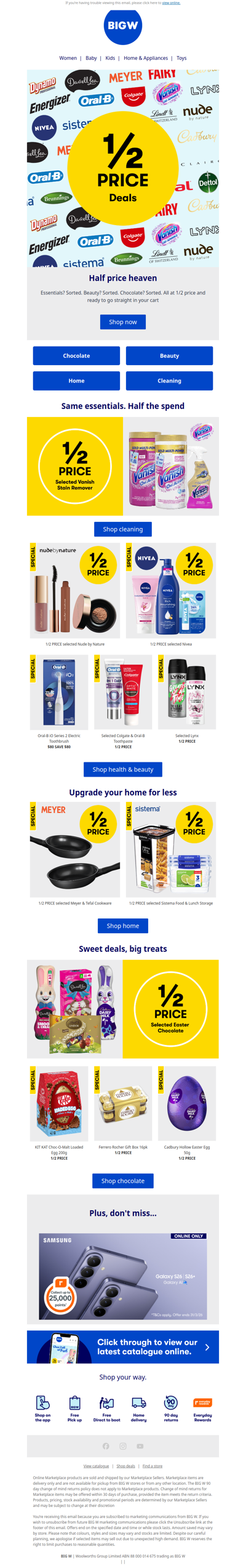 1/2 PRICE alert 🚨