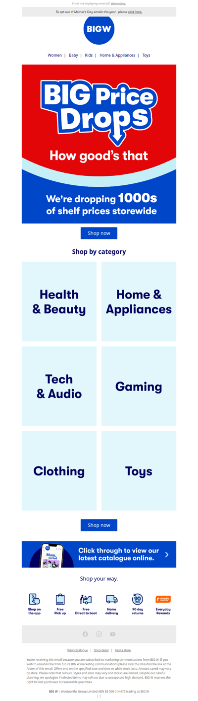 Price drops on 1000s of products!