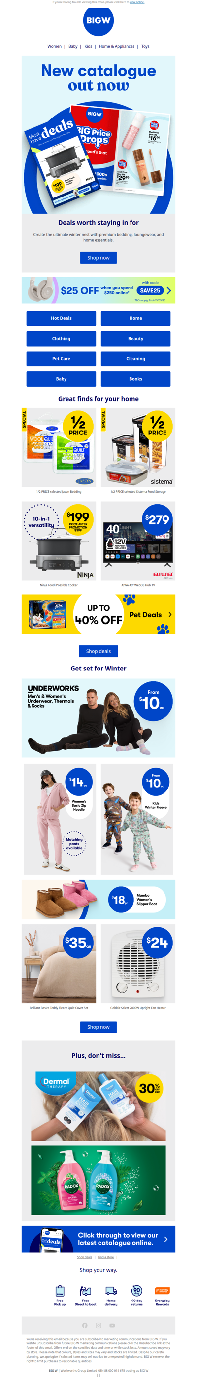 Your winter savings catalogue 🔥