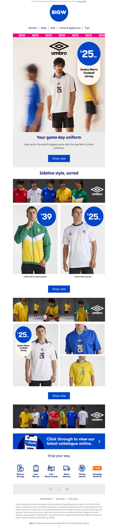 Match-ready looks by Umbro ⚽
