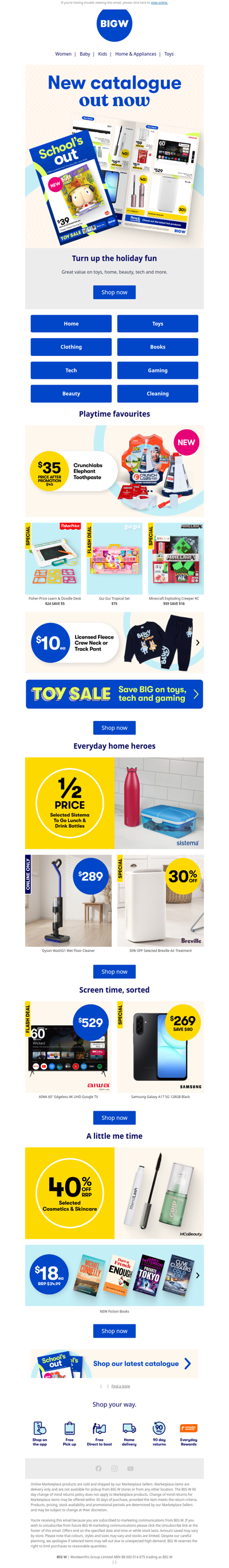 One Catalogue. Endless holiday fun.