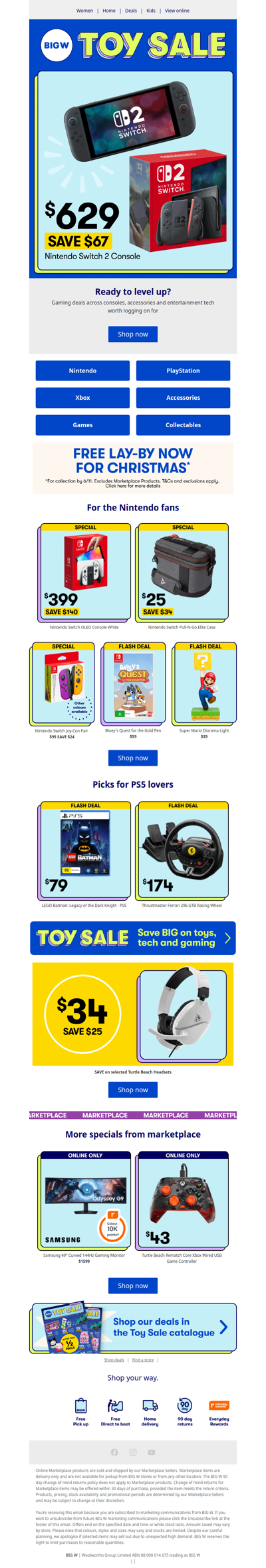 Toy Sale: player one ready? 🎮