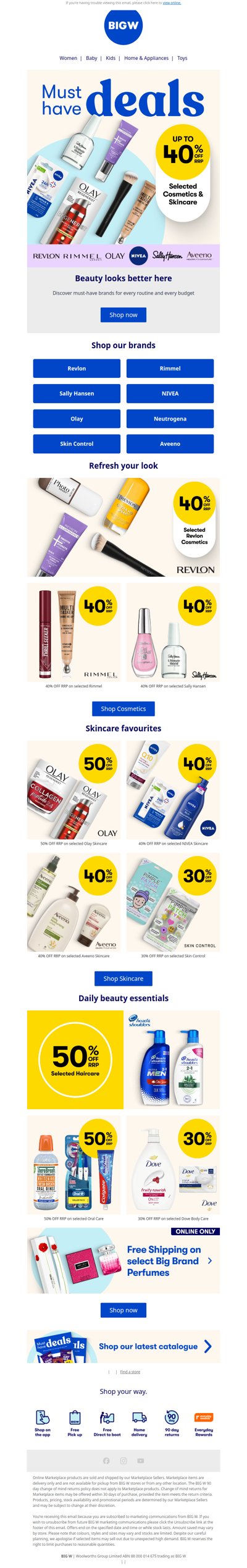 BIG Beauty deals 💄