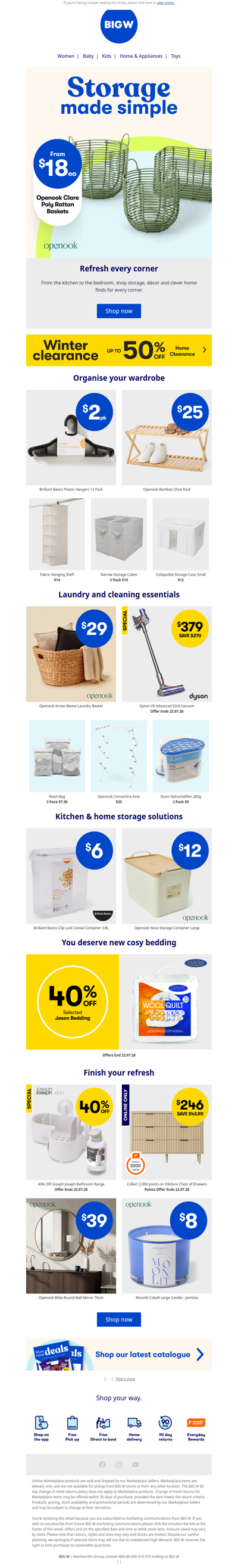 Less clutter, more calm. 🏠