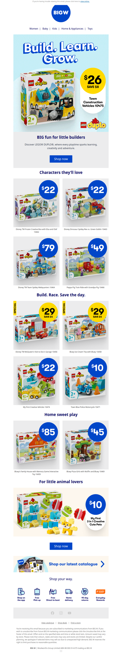 Build & learn with LEGO® DUPLO®