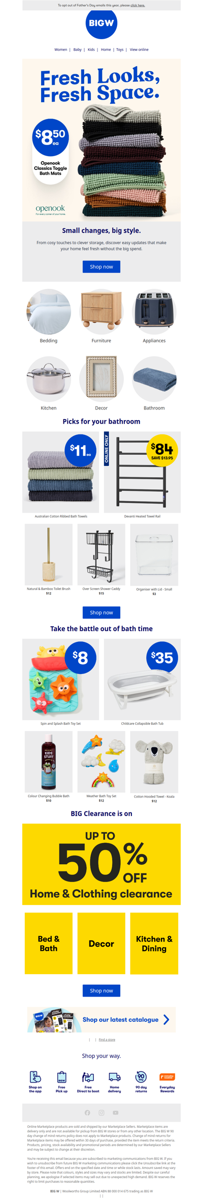 Give your bathroom a glow-up 🛀