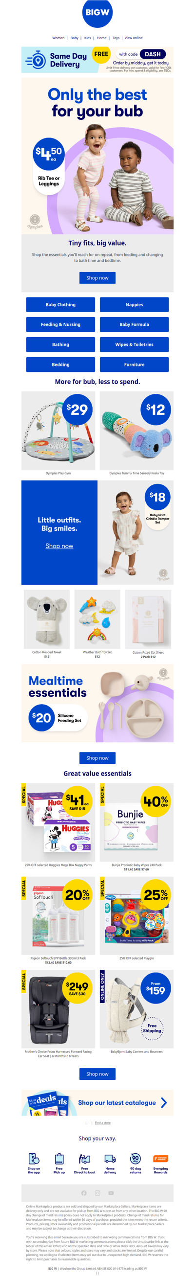 Bub's basics, sorted. 👶