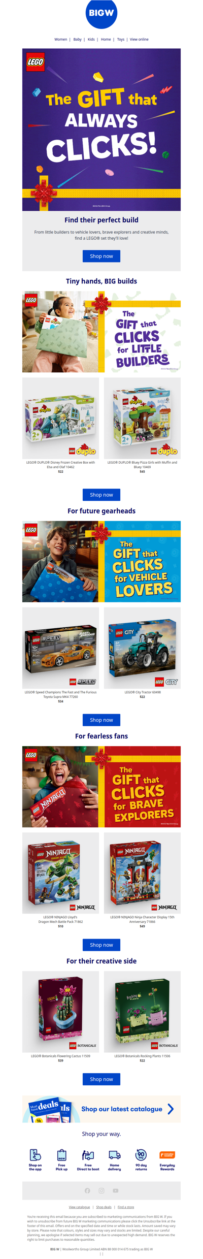 LEGO®: The gift that always clicks 🎁