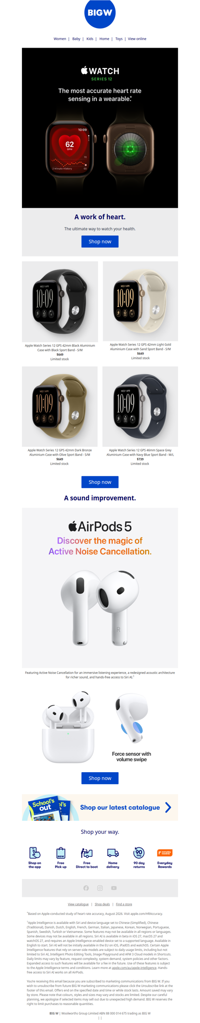 Now live: Apple Watch Series 12